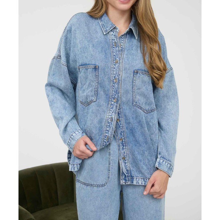 CAMISA DENIM DESLAVADO