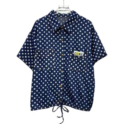 CAMISOLA DENIM POLKA DOT