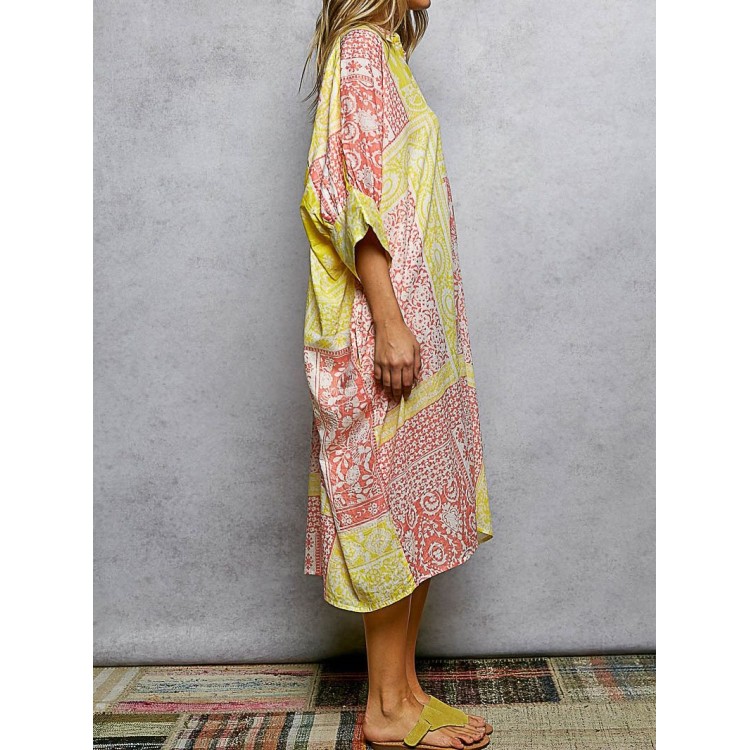 CAMISERO MAXI AMARILLO / NARANJA