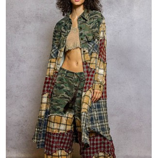 CAMISERO LARGO MULTI CAMUFLAJE