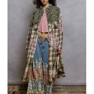 CAMISERO LARGO MULTI LEOPARDO