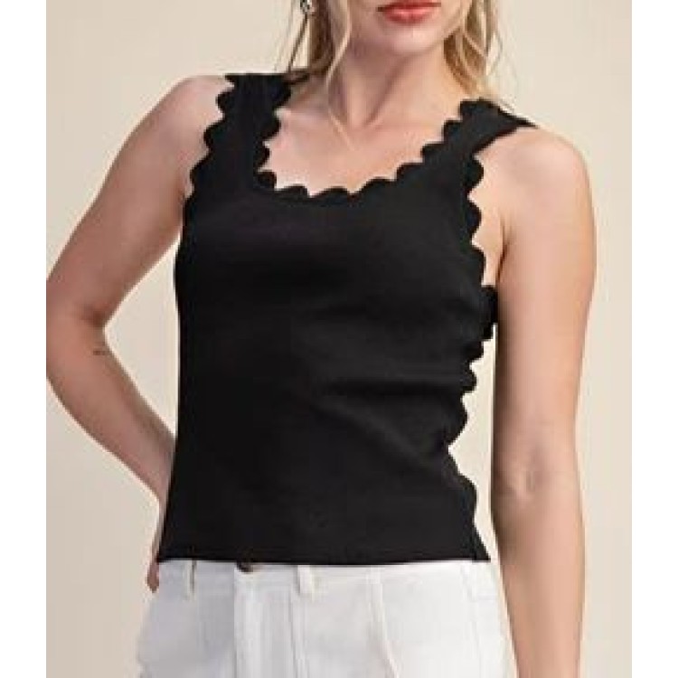 CAMISETA NEGRA ONDAS