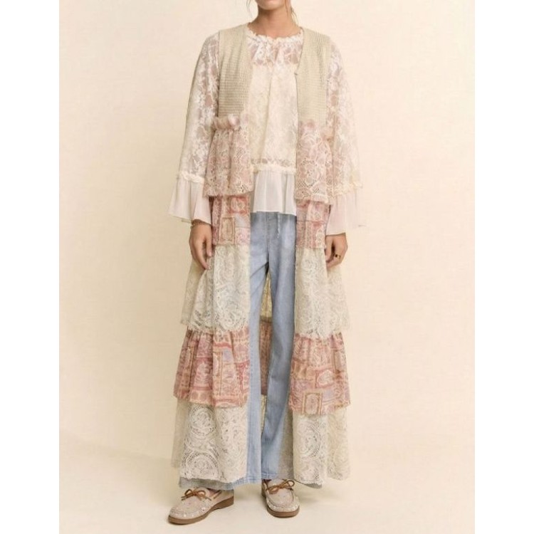CHALECO BEIGE OLANES NUDE
