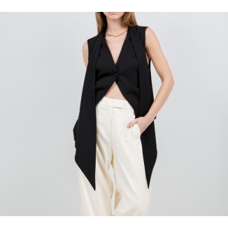 CHALECO DECONTRUIDO NEGRO