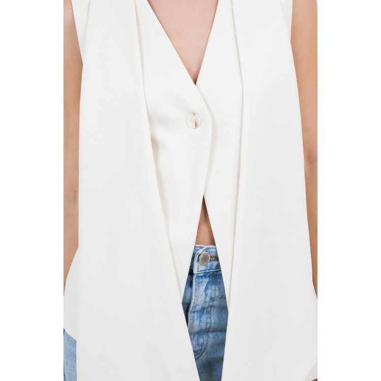 CHALECO DECONTRUIDO IVORY