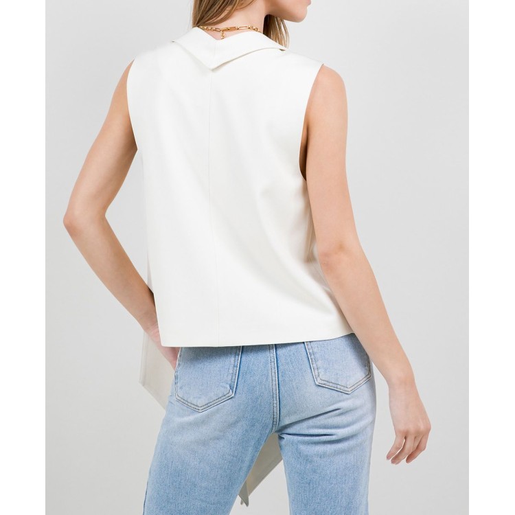 CHALECO DECONTRUIDO IVORY