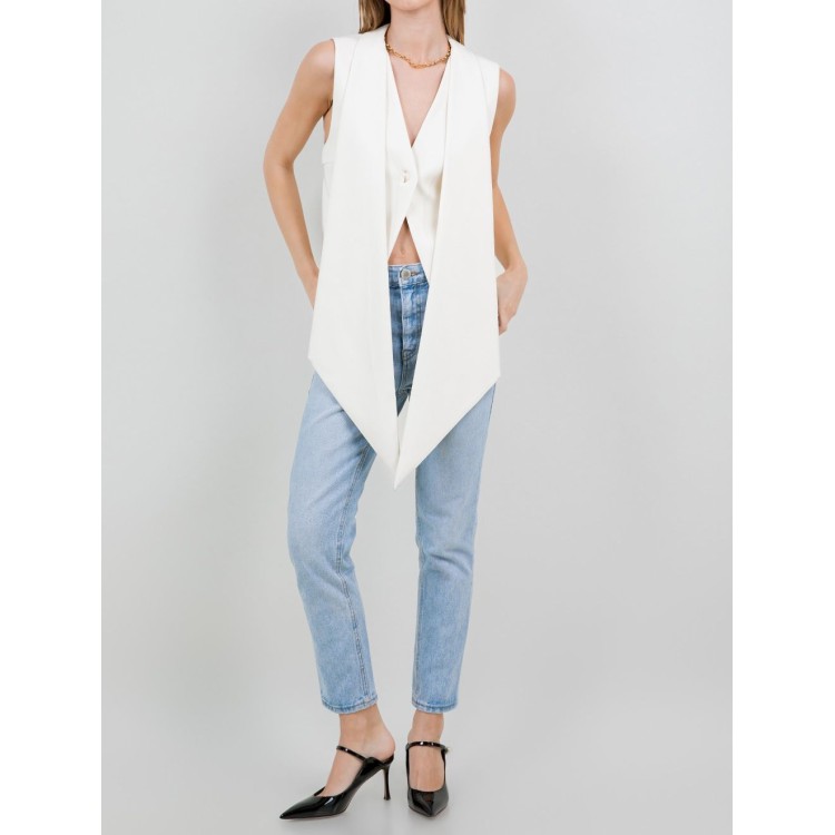 CHALECO DECONTRUIDO IVORY