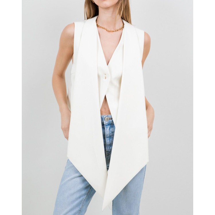 CHALECO DECONTRUIDO IVORY