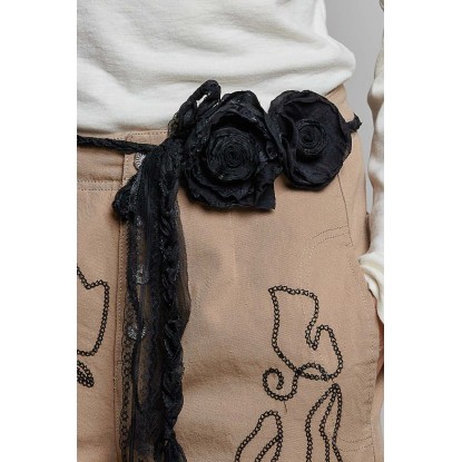 CINTO NEGRO FLORES