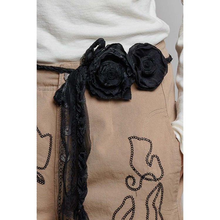 CINTO NEGRO FLORES