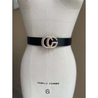 CINTO NEGRO CG CRISTAL 