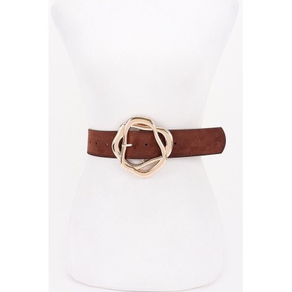 CINTO CAFE HEBILLAS RAMITAS