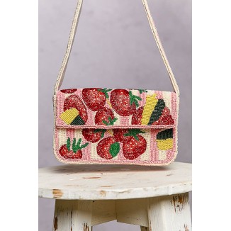 CLUTCH ROSA MULTI BORDADA