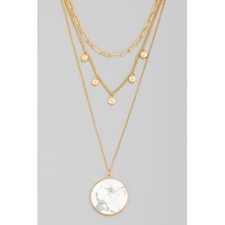 Collar tiritas dije blanco