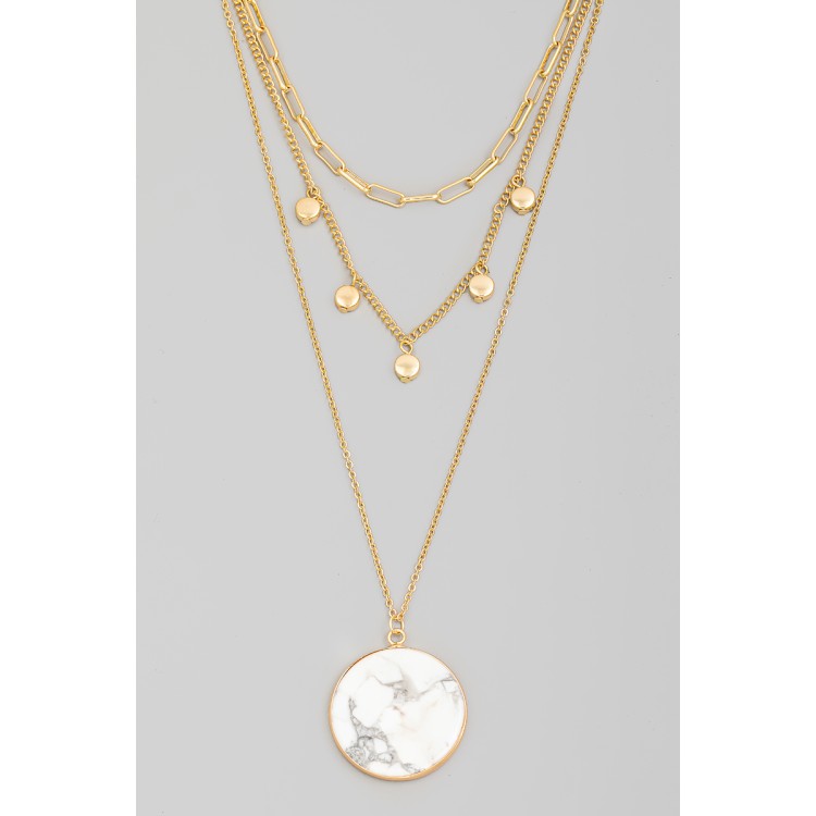 Collar tiritas dije blanco