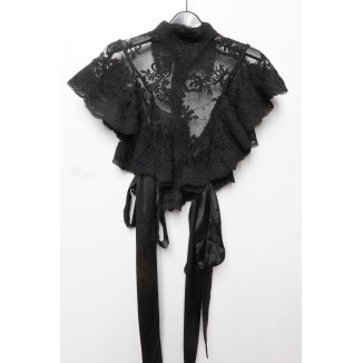 CROPTOP NEGRO ENCAJES