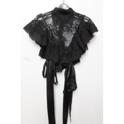 CROPTOP NEGRO ENCAJES