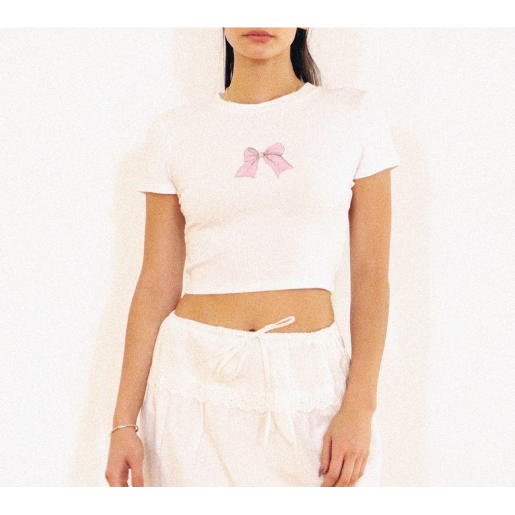 CROPTOP BLANCO MOÑITO 