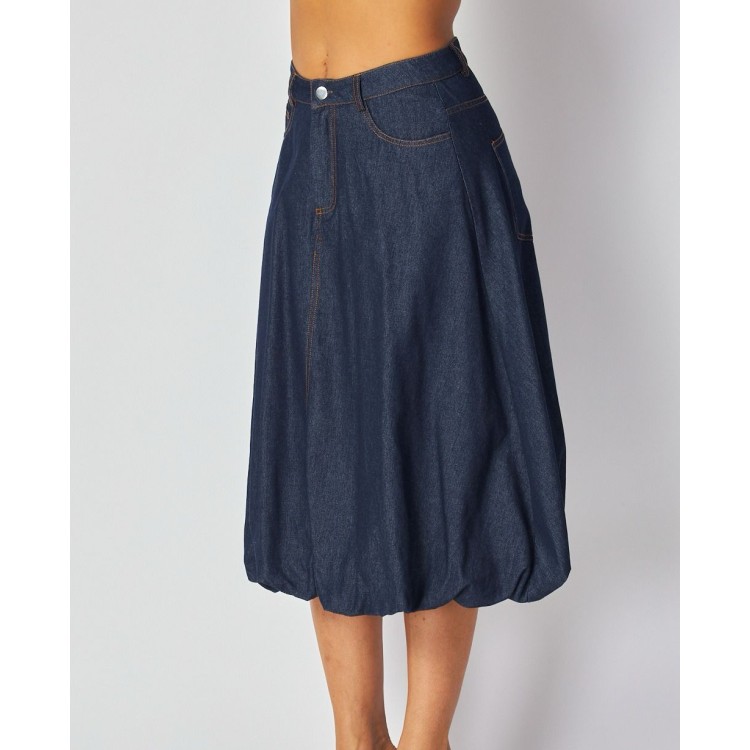 FALDA 3/4 BOMBER DENIM