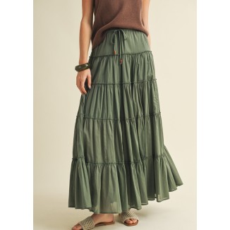 FALDA LARGA OLIVO