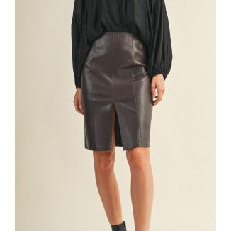 FALDA CAFE VINIPIEL ABERTURA