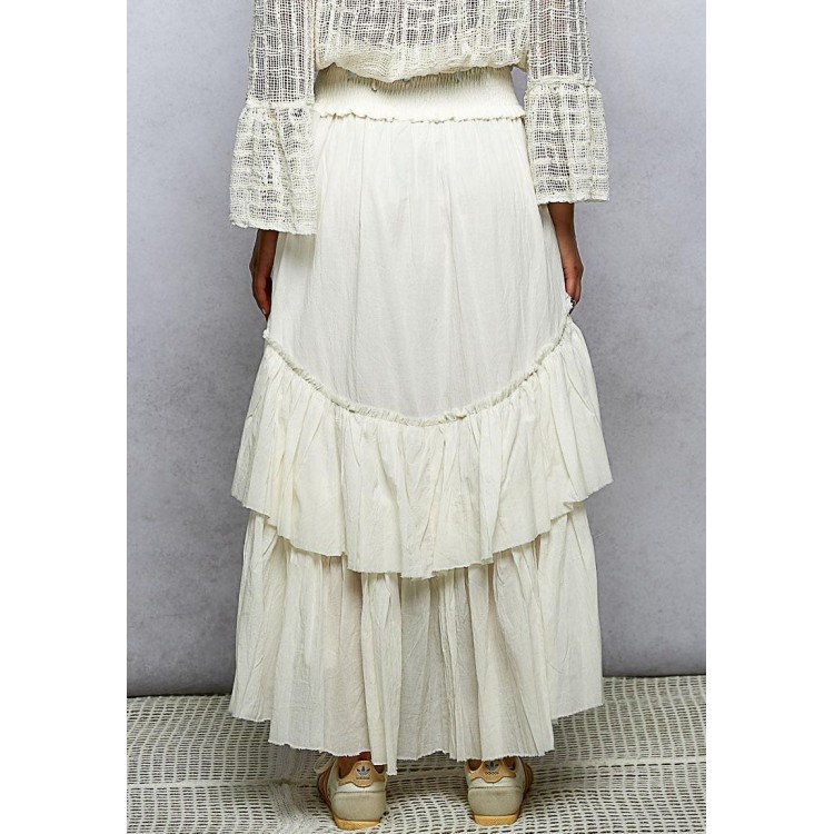 FALDA BEIGE OLANES BOHO