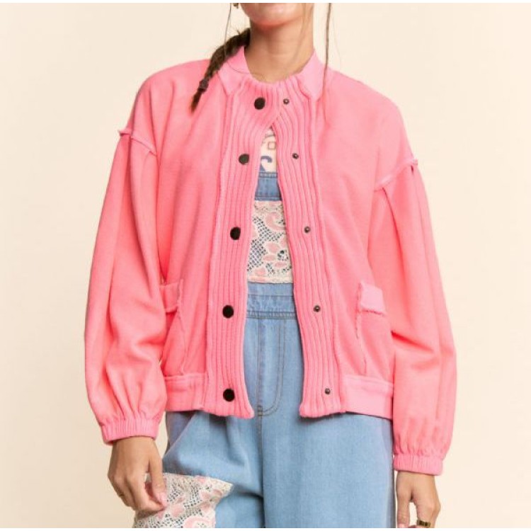 HOODIE ROSA NEON