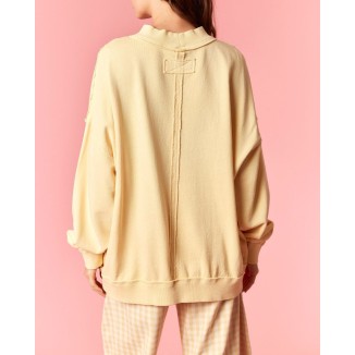 HOODIE AMARILLA SOLIDA