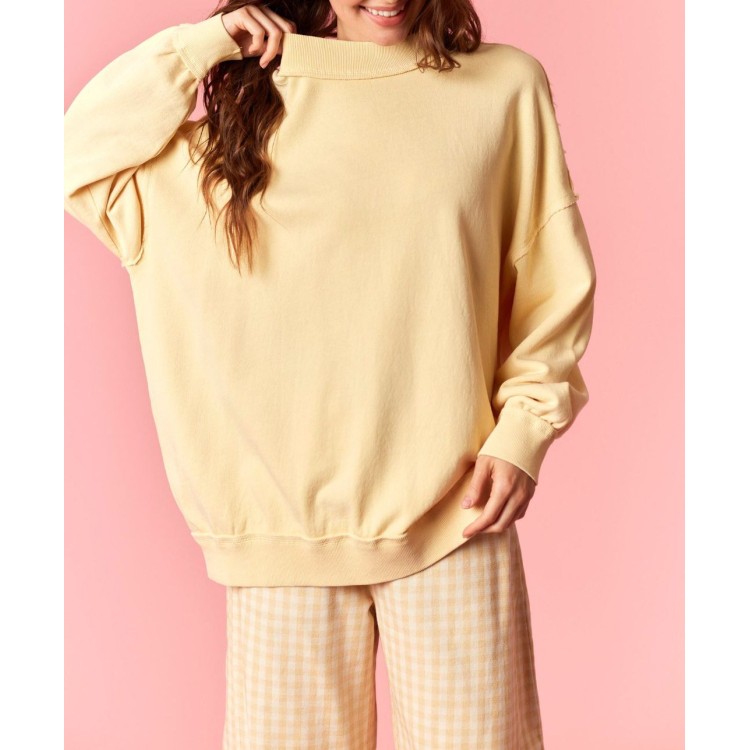 HOODIE AMARILLA SOLIDA
