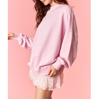 HOODIE ROSA SOLIDA