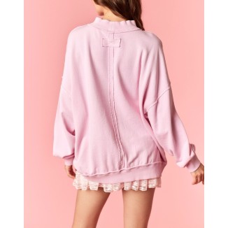 HOODIE ROSA SOLIDA
