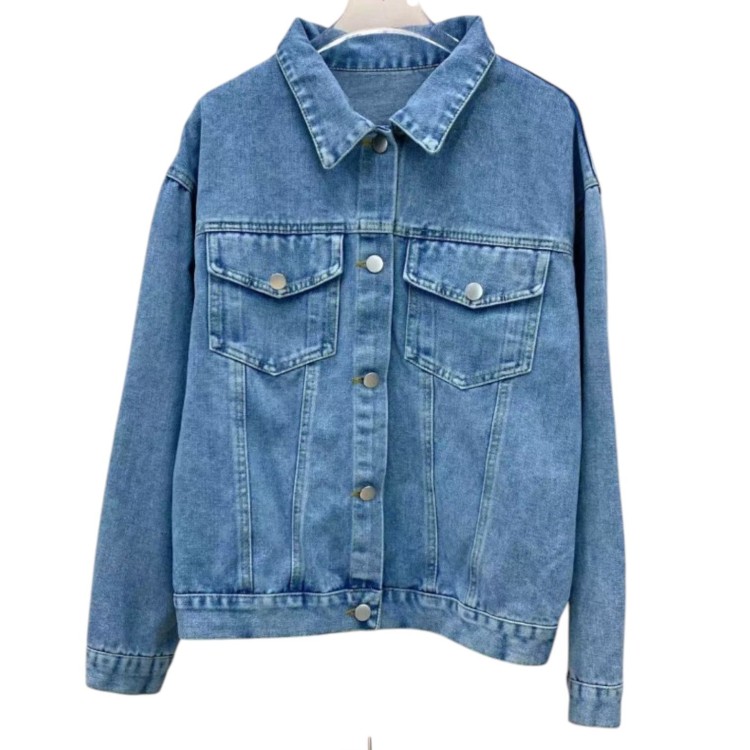 JACKET AZUL DENIM PERRITOS