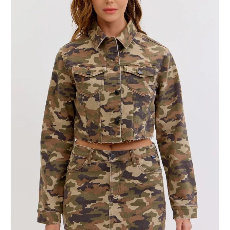 JACKET CROPPED MILITAR