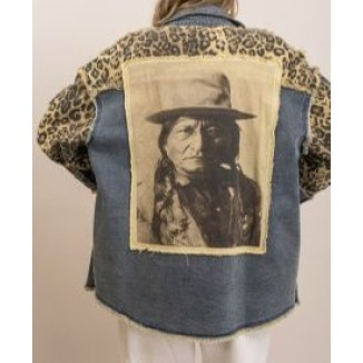 JACKET DENIM PRINT INDIO 