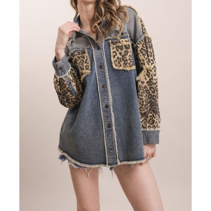JACKET DENIM PRINT INDIO 