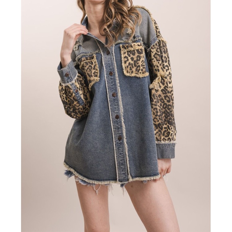 JACKET DENIM PRINT INDIO 