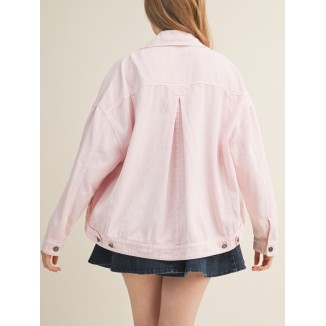 JACKET PINK DENIM