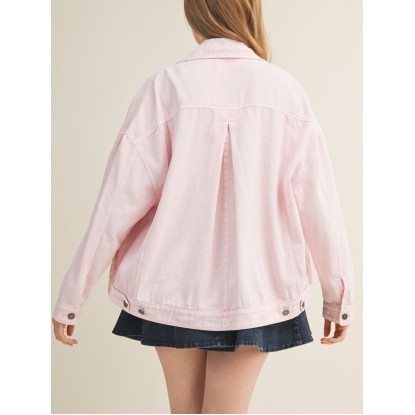JACKET PINK DENIM