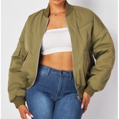 JACKET BOMBER OLIVO