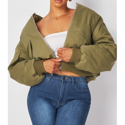 JACKET BOMBER OLIVO