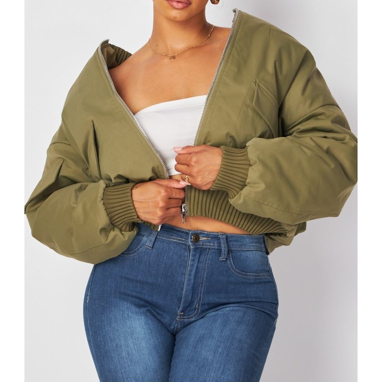 JACKET BOMBER OLIVO