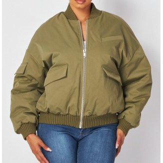 JACKET BOMBER OLIVO