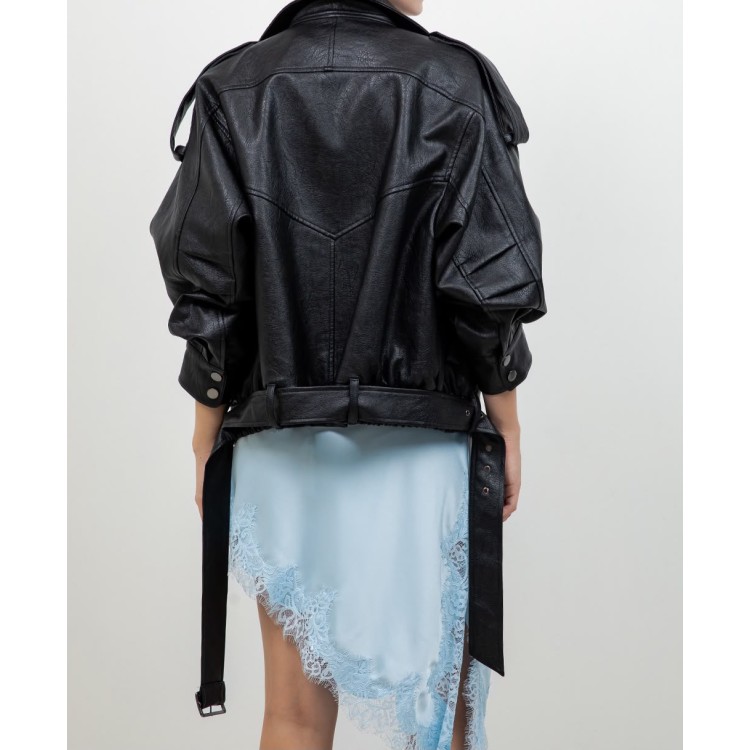 JACKET BOMBER NEGRA