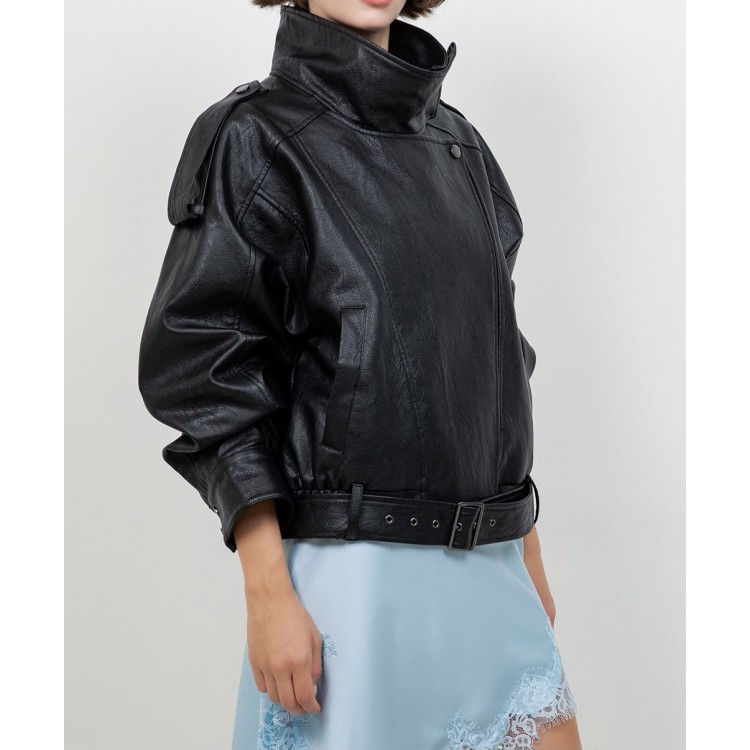 JACKET BOMBER NEGRA