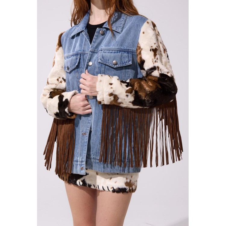 JACKET DENIM VACA FLECOS