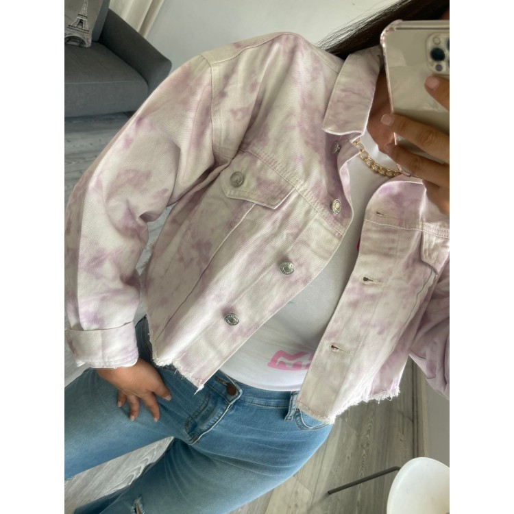 TIEDYE JACKET LILA