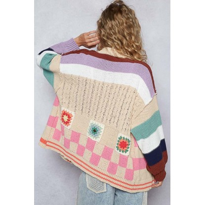 JACKET ALMENDRA DE PUNTO