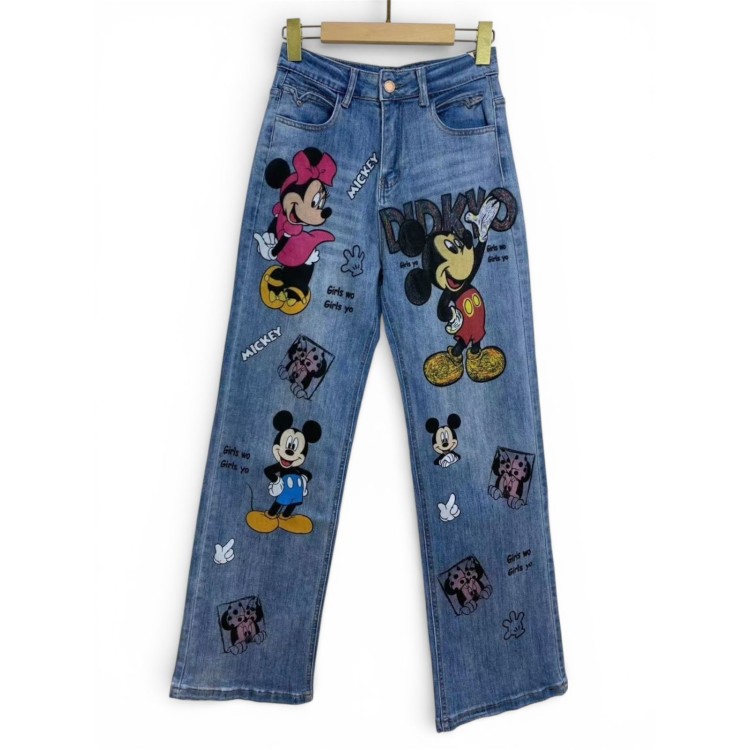 JEANS MICKEY RECTO DENIM