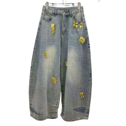 JEANS BALLOON DENIM HERRAJES