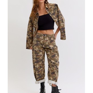 JEANS CAMUFLAJE BALLOON